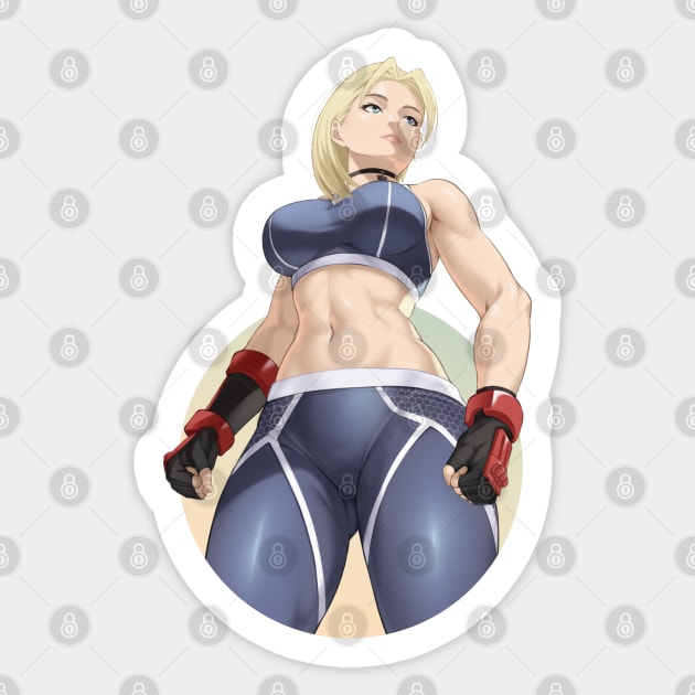 Cammy "Street Fighter 6" Sticker by StayAlivePlz